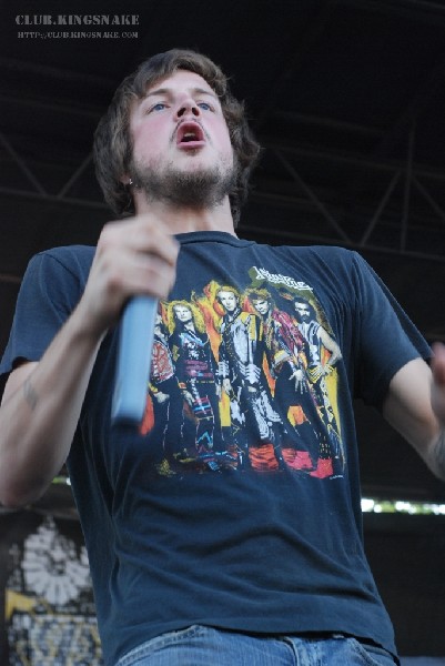 Protest The Hero at The Vans Warped Tour.   August 11, 2007.