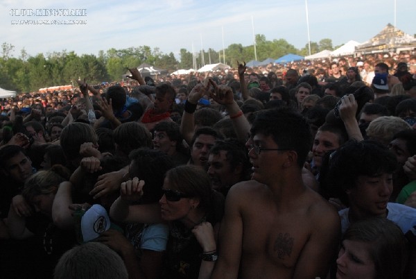 Protest The Hero at The Vans Warped Tour.   August 11, 2007.
