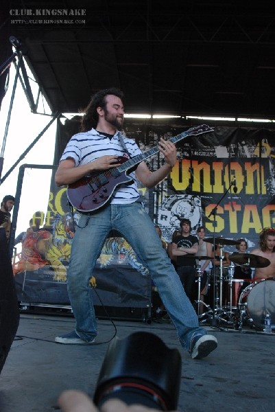 Protest The Hero at The Vans Warped Tour.   August 11, 2007.