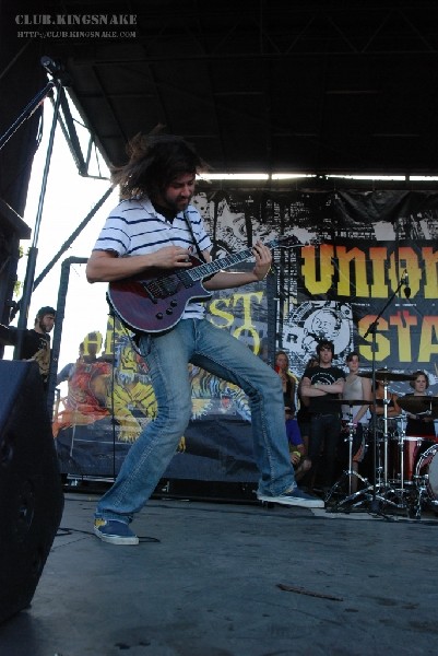 Protest The Hero at The Vans Warped Tour.   August 11, 2007.