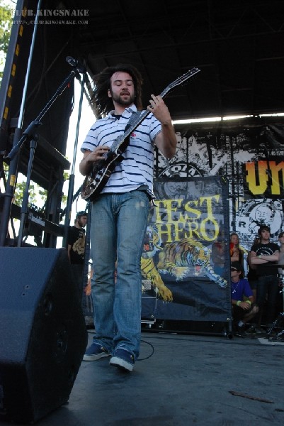 Protest The Hero at The Vans Warped Tour.   August 11, 2007.