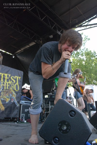 Protest The Hero at The Vans Warped Tour.   August 11, 2007.