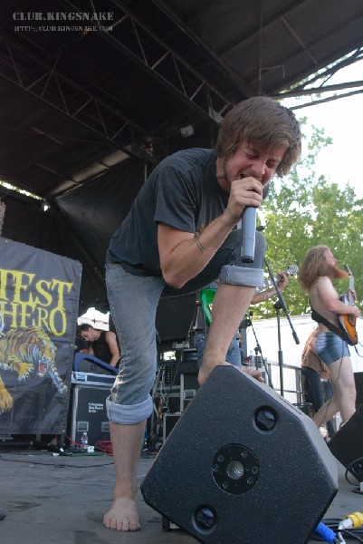Protest The Hero at The Vans Warped Tour.   August 11, 2007.