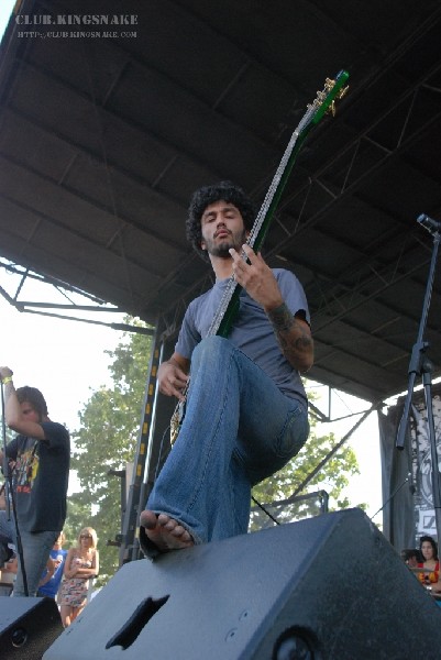 Protest The Hero at The Vans Warped Tour.   August 11, 2007.