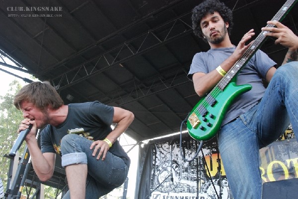 Protest The Hero at The Vans Warped Tour.   August 11, 2007.