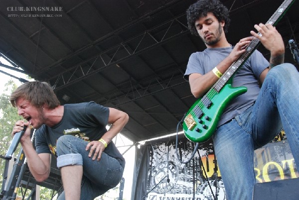 Protest The Hero at The Vans Warped Tour.   August 11, 2007.