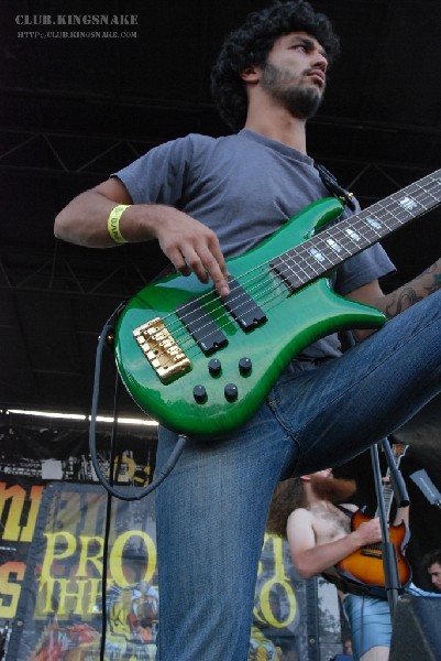 Protest The Hero at The Vans Warped Tour.   August 11, 2007.