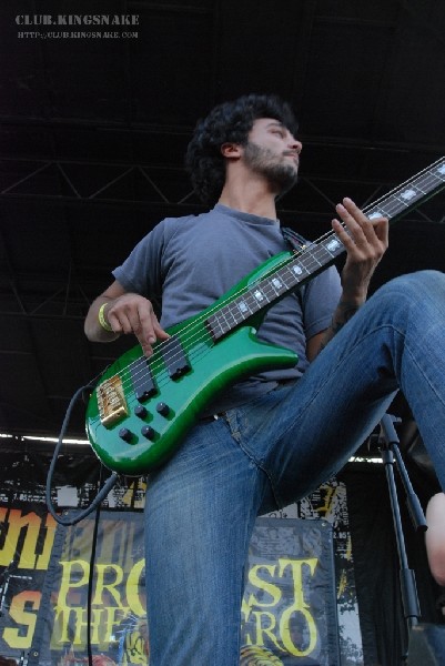 Protest The Hero at The Vans Warped Tour.   August 11, 2007.