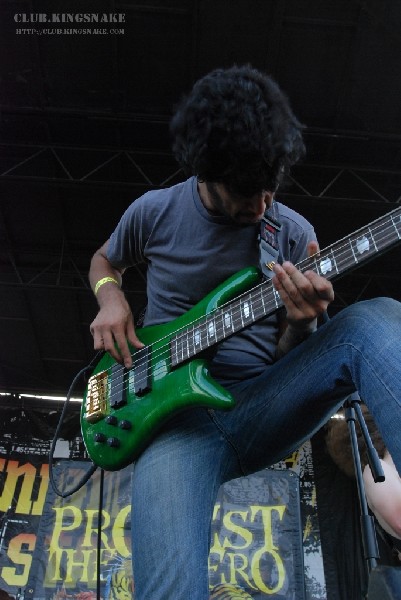 Protest The Hero at The Vans Warped Tour.   August 11, 2007.