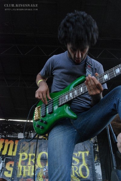 Protest The Hero at The Vans Warped Tour.   August 11, 2007.
