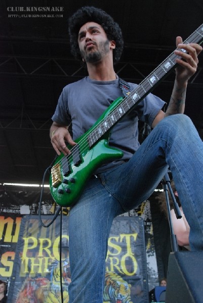 Protest The Hero at The Vans Warped Tour.   August 11, 2007.