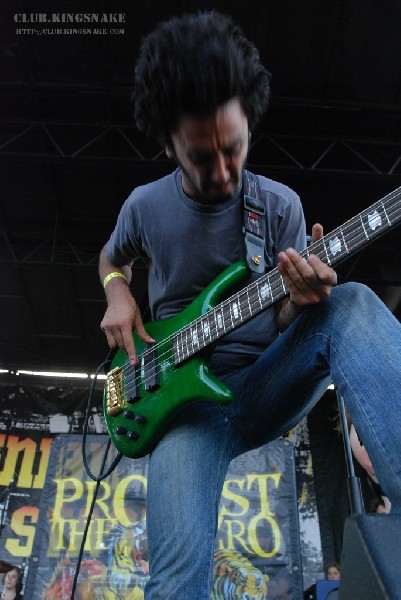 Protest The Hero at The Vans Warped Tour.   August 11, 2007.