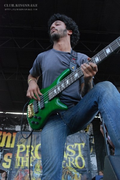 Protest The Hero at The Vans Warped Tour.   August 11, 2007.
