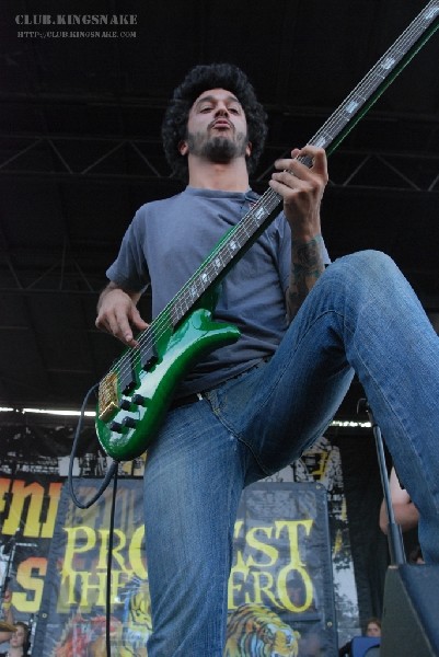 Protest The Hero at The Vans Warped Tour.   August 11, 2007.
