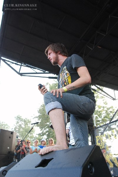 Protest The Hero at The Vans Warped Tour.   August 11, 2007.