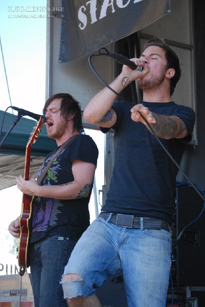 A Static Lullaby at The Vans Warped Tour.   August 11, 2007.