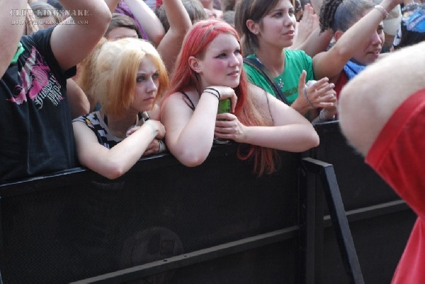 The Red Jumpsuit Apparatus at The Vans Warped Tour.   August 11, 2007.