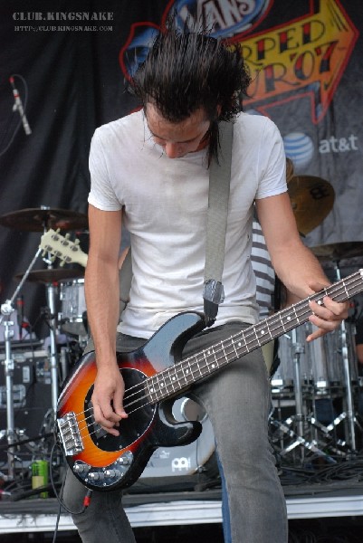 The Red Jumpsuit Apparatus at The Vans Warped Tour.   August 11, 2007.