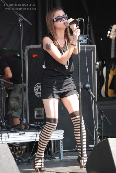 The Vincent Black Shadow at The Vans Warped Tour.   August 11, 2007.