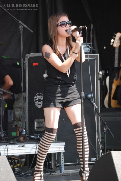 The Vincent Black Shadow at The Vans Warped Tour.   August 11, 2007.