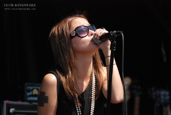 The Vincent Black Shadow at The Vans Warped Tour.   August 11, 2007.