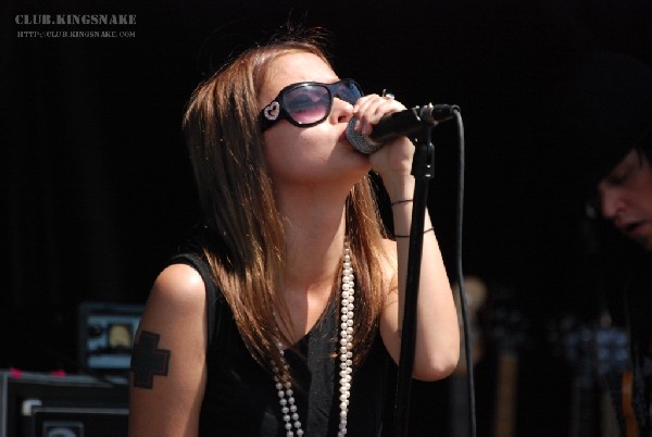 The Vincent Black Shadow at The Vans Warped Tour.   August 11, 2007.