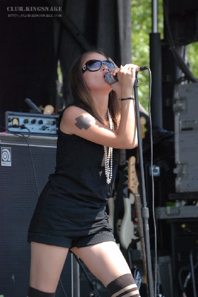 The Vincent Black Shadow at The Vans Warped Tour.   August 11, 2007.