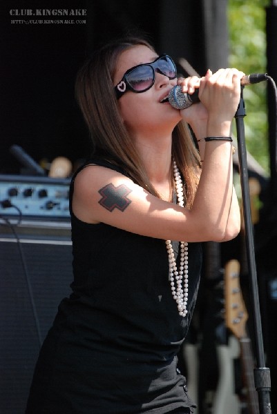 The Vincent Black Shadow at The Vans Warped Tour.   August 11, 2007.