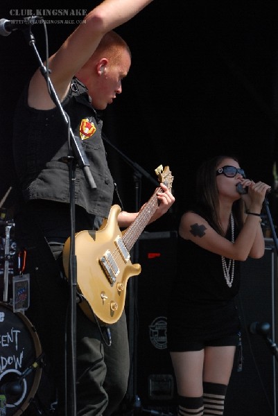 The Vincent Black Shadow at The Vans Warped Tour.   August 11, 2007.