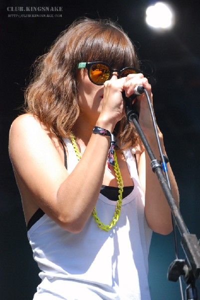 Dragonette at The Virgin Festival, Toronto.