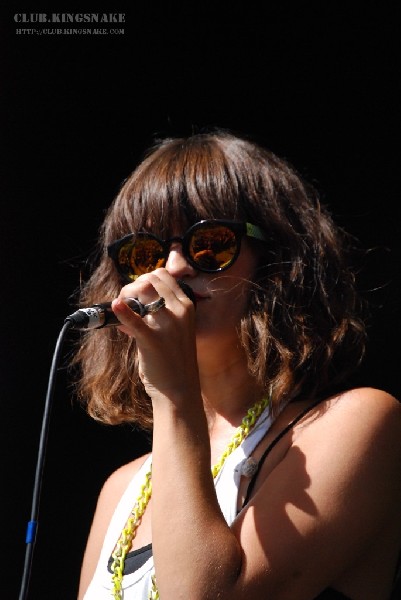 Dragonette at The Virgin Festival, Toronto.