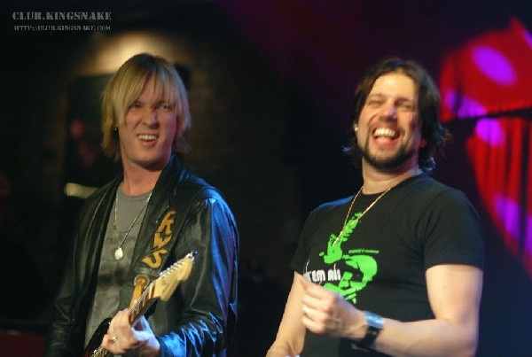 Kenny Wayne Shepherd with Hubert Sumlin at Antone's.  SXSW 2007