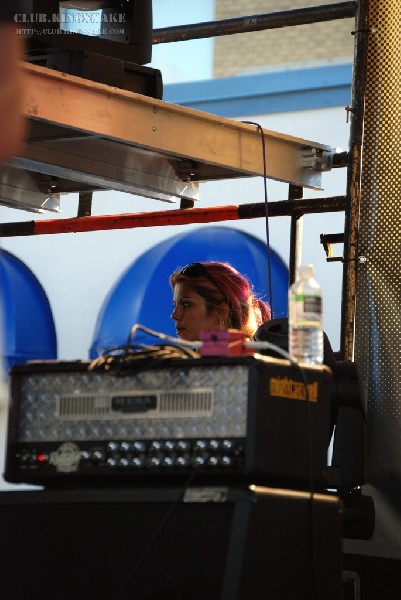 Katie Clark sneaking a peek