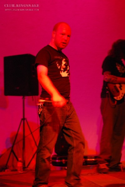 Man With Target at the Academy Threatre, Lindsay Ontario