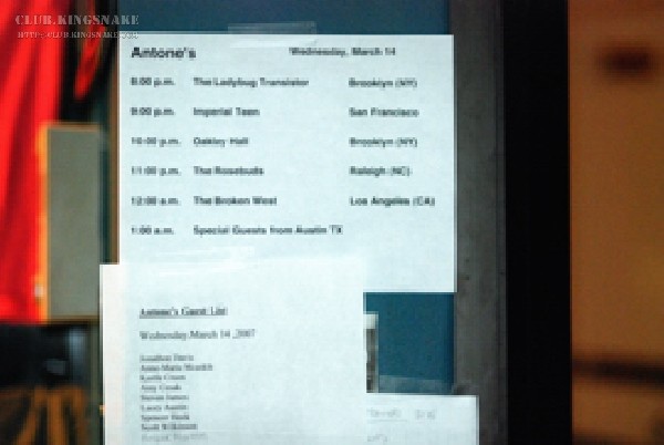 Oakley Hall at Antone's, SXSW 2007