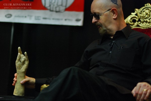 Rob Halford and Sam Dunn at NXNE 2007