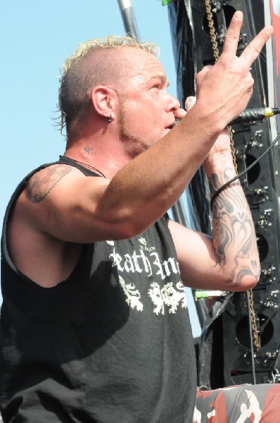 Five Finger Death Punch at the Mayhem Festival Verizon Wireless Amphitheate