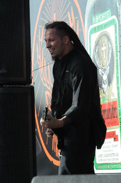 Five Finger Death Punch at the Mayhem Festival Verizon Wireless Amphitheate