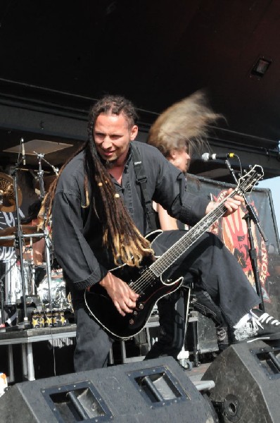 Five Finger Death Punch at the Mayhem Festival Verizon Wireless Amphitheate