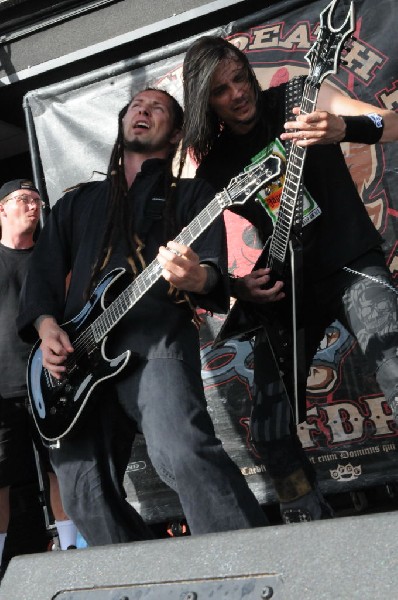 Five Finger Death Punch at the Mayhem Festival Verizon Wireless Amphitheate