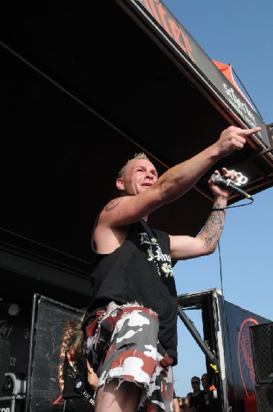 Five Finger Death Punch at the Mayhem Festival Verizon Wireless Amphitheate