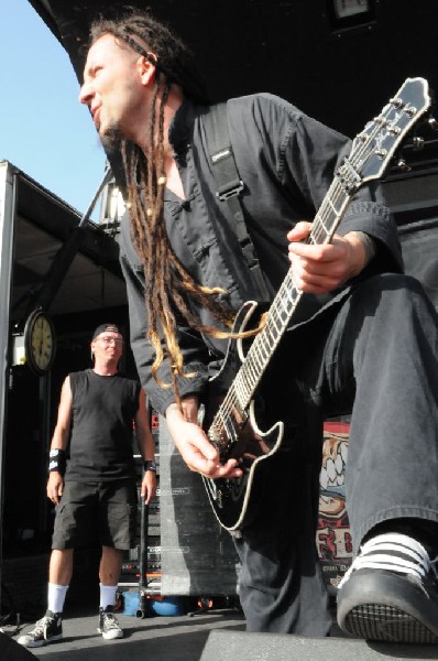Five Finger Death Punch at the Mayhem Festival Verizon Wireless Amphitheate