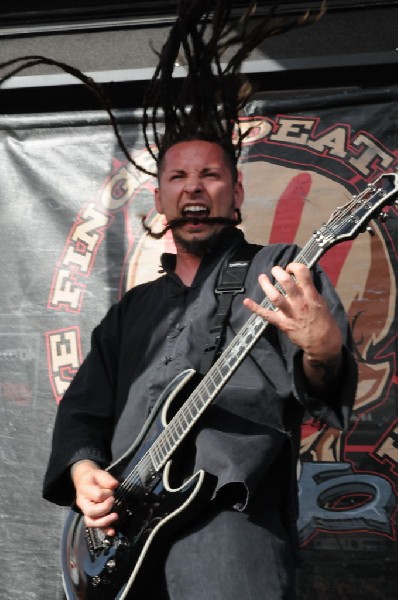 Five Finger Death Punch at the Mayhem Festival Verizon Wireless Amphitheate