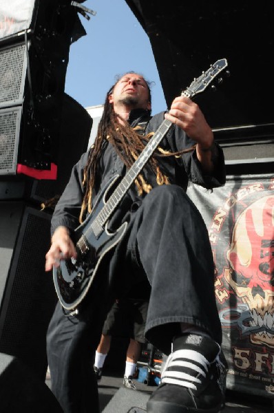 Five Finger Death Punch at the Mayhem Festival Verizon Wireless Amphitheate