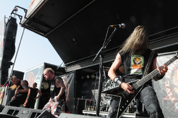 Five Finger Death Punch at the Mayhem Festival Verizon Wireless Amphitheate