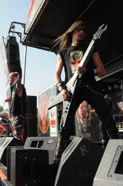 Five Finger Death Punch at the Mayhem Festival Verizon Wireless Amphitheate