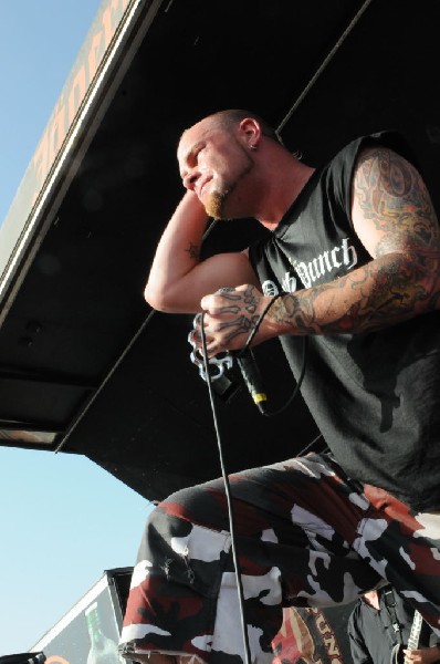 Five Finger Death Punch at the Mayhem Festival Verizon Wireless Amphitheate