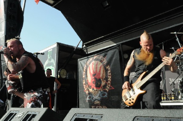 Five Finger Death Punch at the Mayhem Festival Verizon Wireless Amphitheate