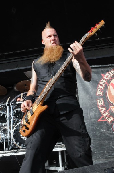 Five Finger Death Punch at the Mayhem Festival Verizon Wireless Amphitheate