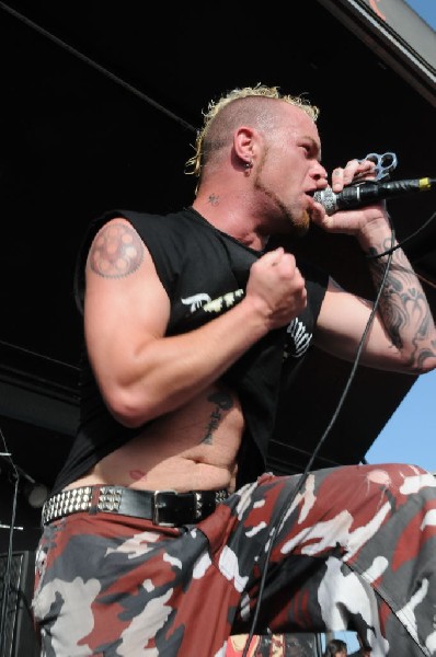 Five Finger Death Punch at the Mayhem Festival Verizon Wireless Amphitheate